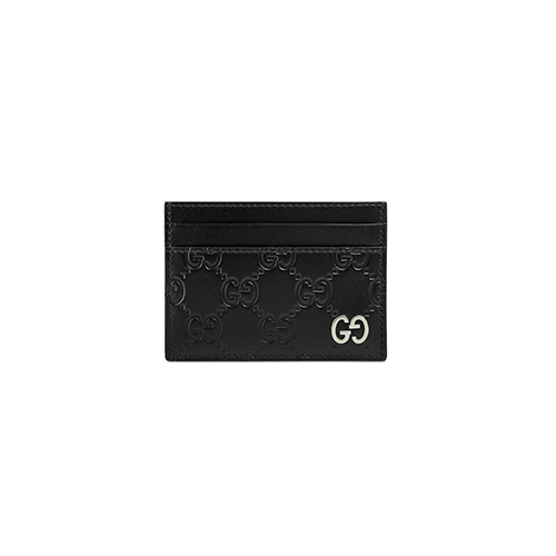 [스페셜오더]GUCCI-473927 1000 구찌 블랙 시그니처 카드 케이스 지갑