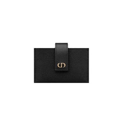 [스페셜오더]DIOR-S2058 디올 블랙 30 MONTAIGNE 몽테뉴 아코디언 카드 지갑