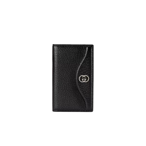 [스페셜오더]GUCCI-735004 1000 구찌 블랙 가죽 인터로킹 G 카드 케이스